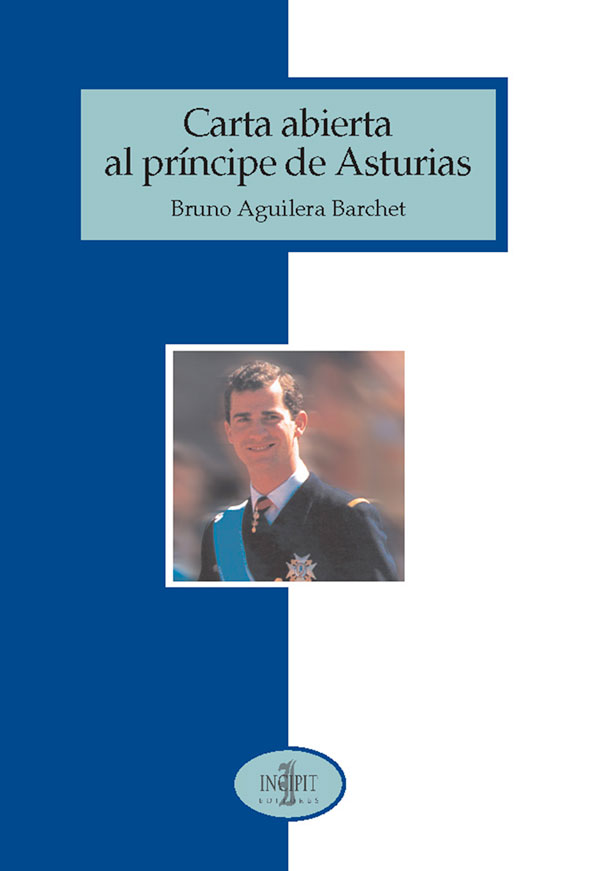 Carta abierta al principe de asturias Portada